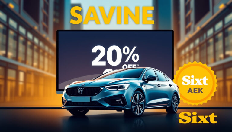 Sixt Online-Angebot: Bis zu 20 % Rabatt sichern